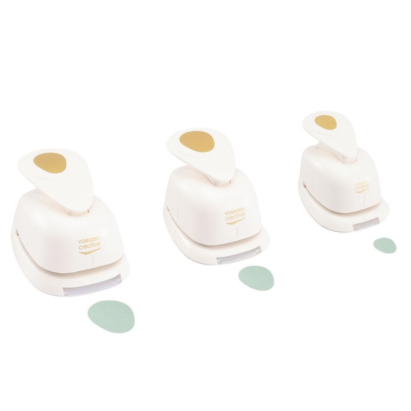 Vaessen Creative Craft Paper Punch - Eggs - 3 Pcs