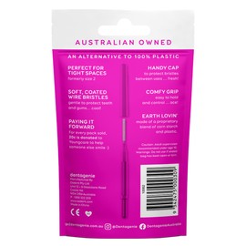 GO2 Dentagenie Dental Brush TIGHT (Pink) 12pk