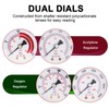 JZWELD Oxygen Acetylene Regulator Set, Welding Cutting Torch Regulators Oxygen