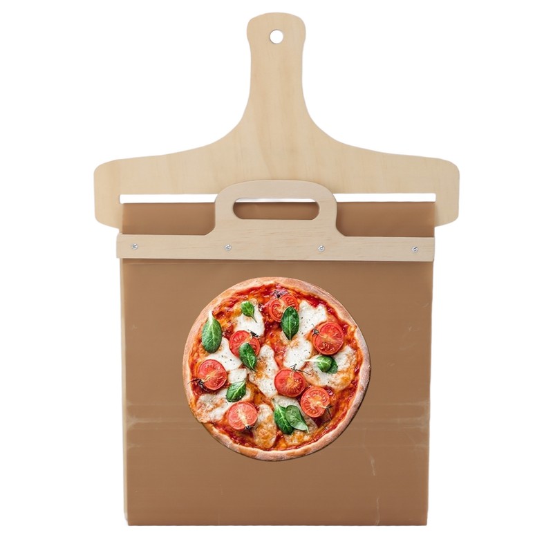 Sliding Pizza Peel with Handle Dishwasherable Easy to Clean Non
