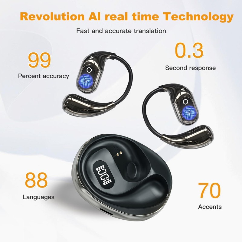 Language Translation Earbuds, Multi in One Translation Earbuds 144 Languages