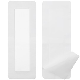 10 Pcs Extra Long Adhesive Island Dressing 4"x14" Bandage Bordered Gauze Pads for Knee Replacement Incision Post Surgery Hip Recovery Back Surgery Breathable Bordered Wounds Cover