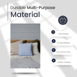 Pyrhan Tiny Pastle Vintage Floral Polycotton Prints | 45 Inch Wide Dress Craft Fabric Material by The Metre | Floral Polycotton Print Used in Sewing Kit and Accessories-Quilting Fabric (Sky)