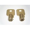 Vending Machine Lock Key, 2 PAA1 Keys (PAA1), Brass, PAA1 Thru PAA25 Series Keys, New and Replaceable Keys, 2 PAA1 Keys (PAA1), Fits All Vending Machines with Lock Labeled PAA1 (PAA1)