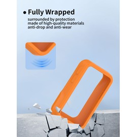 Case for Garmin Approach G20 Solar GPS Golf Handheld, Sillence Material,Shock-Absorbing and Anti Drop Protection Soft Half Shell,Orange.