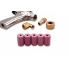 Soarhighus Sandblaster Gun Air Sand Blasting Ceramic Nozzles Kit for