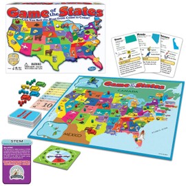 Winning Moves Games Game of The States, Can You Sell The Most from Coast to Coast? Game Board Game (1206)
