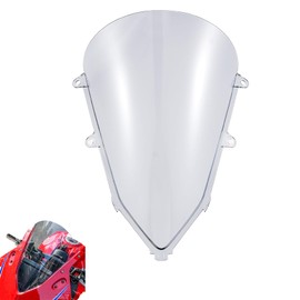Motorcycle Windshield Deflector Double Bubble Windscreen Fit for CBR650R CBR 650R 2019 2020 2021 2022 2023 2024 2025 Wind Shield Screen Visor Flyscreen, Smoke