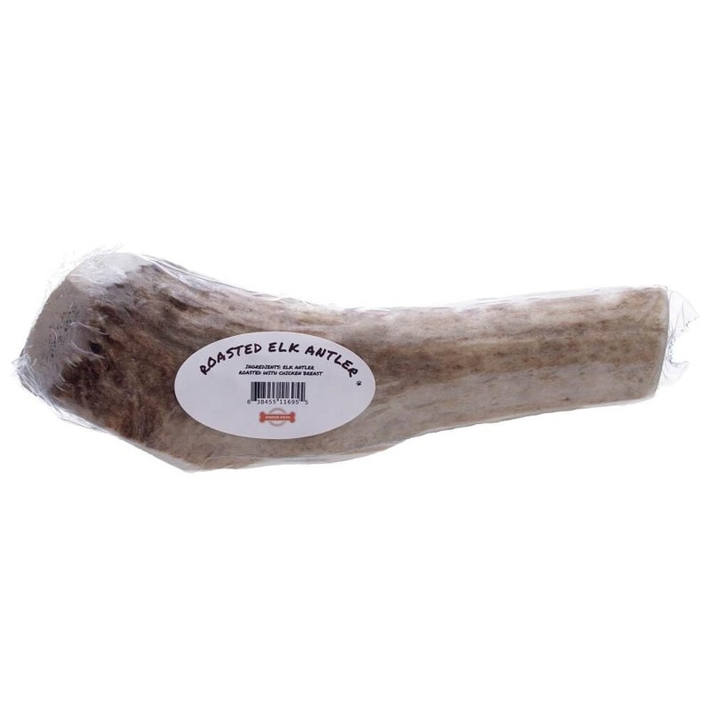 Preen Pets Roasted Elk Antlers – Beef or Chicken, Medium