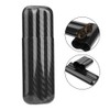 Carbon Fiber Cigar Holders Case Humidors 2 Tube Cigar Storage