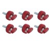 6PCS Hard Top Quick Removal Fastener Thumb Screw with D