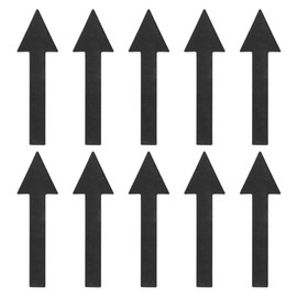 YOKIVE 6Set / 60Pcs Arrow Stickers, Directional Signs Floor Wall Decal | PVC Sticky Removable for Floor, Wall, Markers (Black, 2x1-inch)