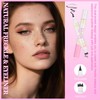 Prreal Eyeliner Freckles Pen,2 in 1 Freckle Stamp and Black