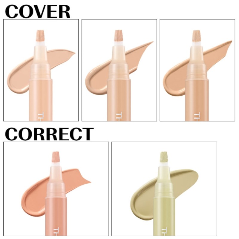 THE SAEM Cover Perfection Pen Concealer 4ml, Shade:Peach beige