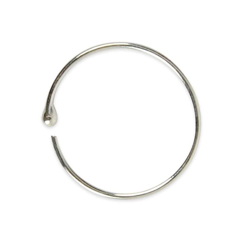 20 solid sterling silver nose rings size 10mm