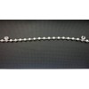 White Bottom Chain for 127mm/5" Vertical Blinds - 600 clips