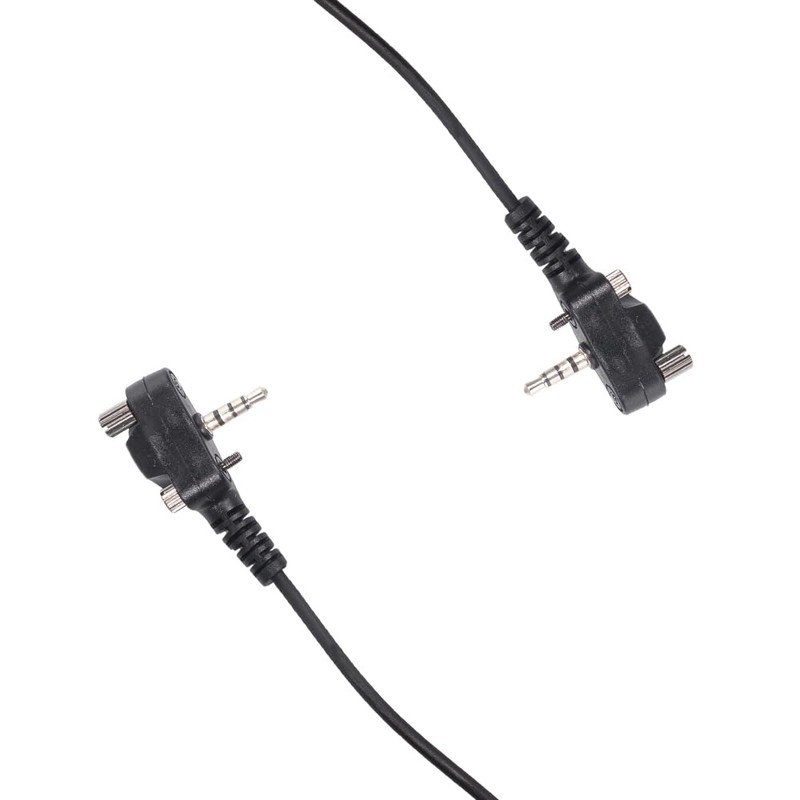 2 Pack Headset PTT Mic Walkie Talkie Earpiece Compatible with