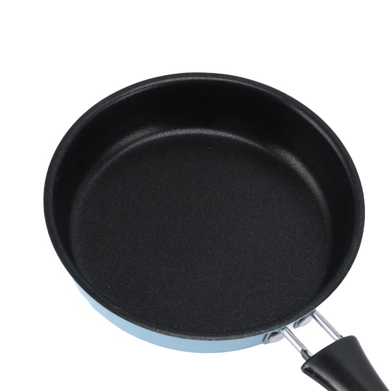 BOENLU 4.72in Mini Frying Pan, Stainless Steel Nonstick Induction Pot