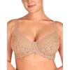 HSIA Minimizer Bras for Women, Embroidered Full Coverage Bra Unlined