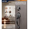 SEPOX® 2PC Set Smart Deadbolt Lock - 5-in-1 Keyless Entry