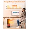 TRUSTECH 17" Space Heater, 1500W PTC Electric Heater for Indoor