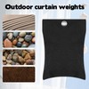 12 Pack Outdoor Curtain Weights, 17.6oz Reusable Outdoor Curtain Sandbag