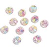 【B197】Mixes of six different fancy beads including square beads, round