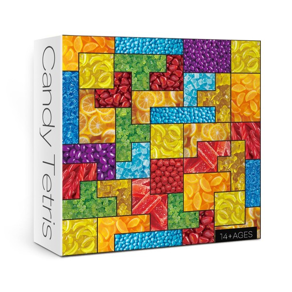 Colorful Candy Puzzles for Adults 1000 Pieces, Rainbow Impossible Hard