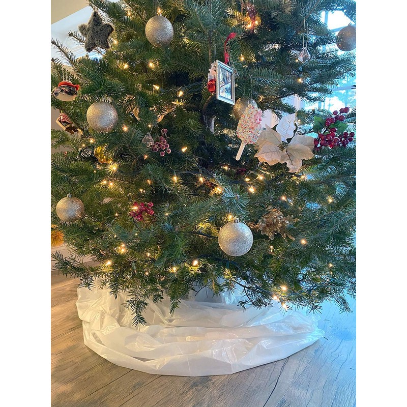 WinterWow Plastic Disposable Christmas Tree Bag for Storage, Removal and