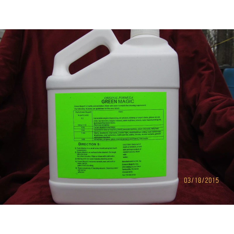 GREEN MAGIC " GREEN MAGIC " Worlds Best Cleaner Degreaser,