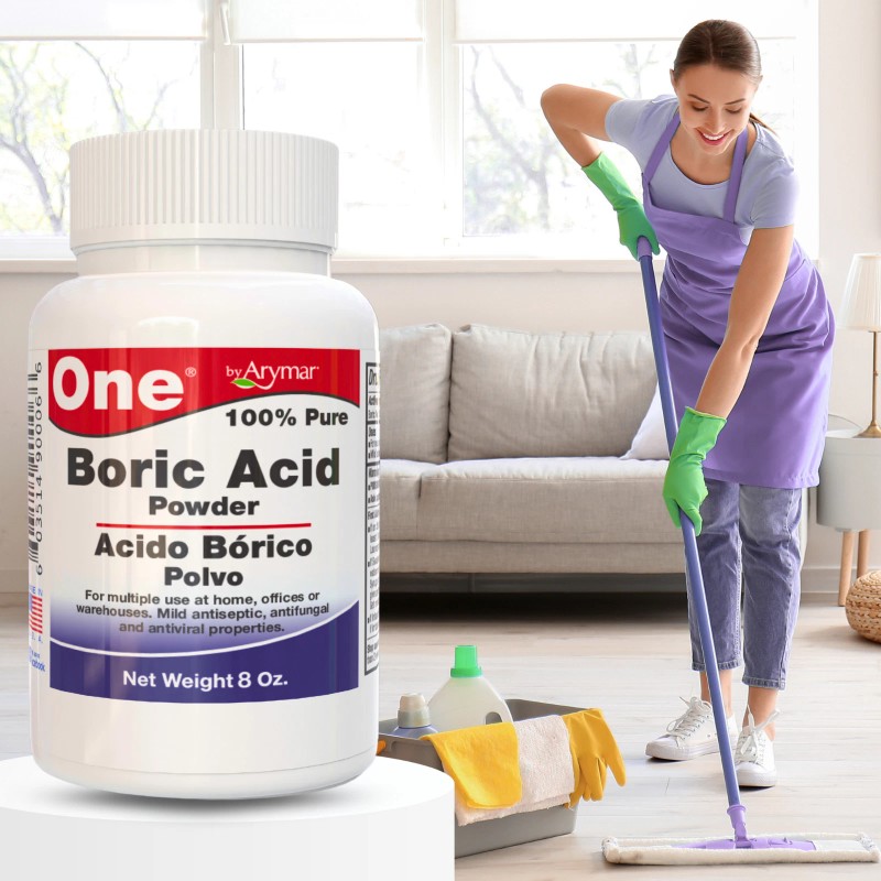 Arymar 100% Pure Boric Powder Granulated, Multi-Purpose Cleaner 8 fl