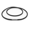 Glory Qin - Cuerda de piel negra de 2 mm