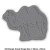'Camel' Rubber Stamp - Unmounted Design for Crafting & Scrapbooking,