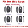 TECART Leather 5-Button Key Fob Cover Fit for Genesis GV60