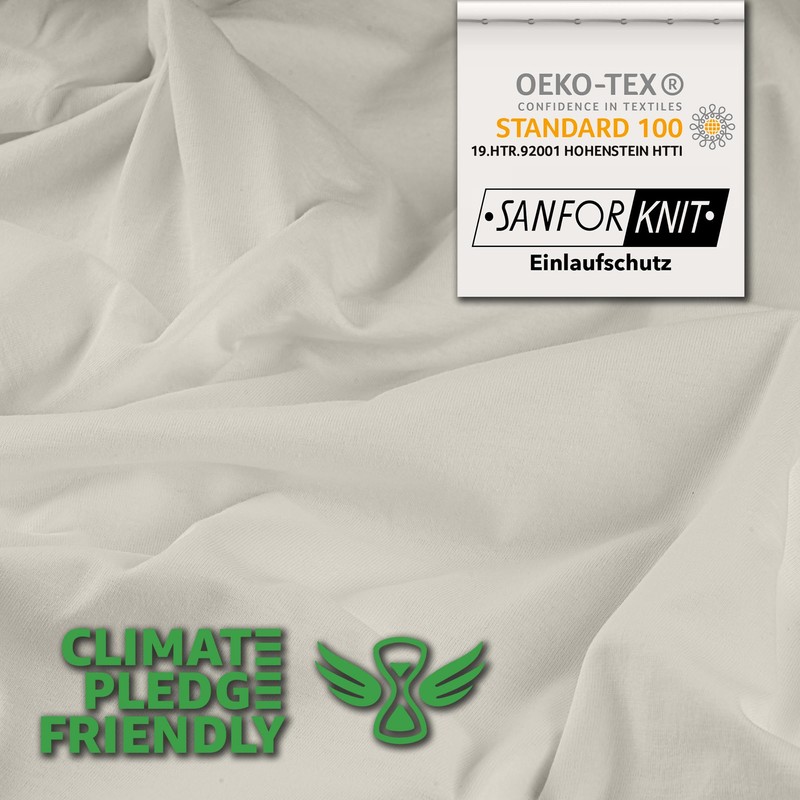 STUDIO Basic Fitted Sheet, 180 x 200 cm, 100% Combed