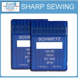 SCHMETZ 20 SCHMETZ 135X7 14/90 BALL POINT LOCKSTITCH NEEDLES 135X5, DPX5, 134 (R)