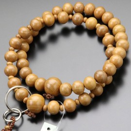 «Special Price» Pure Land Buddhist Prayer Beads for Men 30,000 Jodo Seido Plum Round Ring Bontenbo [Genuine Beads Kyoto Natural Wood Sosho Plum Funeral Memorial Services Wooden Brown My Prayer Beads 2000300200627] [Rosary Bag Present!]