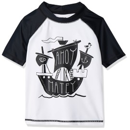 Carter's Boys' Toddler Rashguard, Pirates, 3T