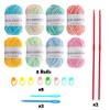 Umllpet Colourful Hand Knitting Yarn, 8 Pieces Hand Knitting Yarn,
