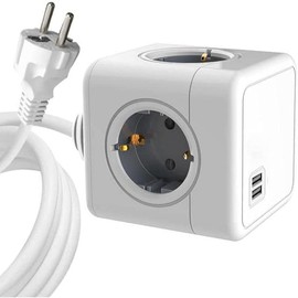 MicroConnect PowerCube. 4 Schuko outlets.