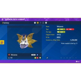 Pokémon Shiny Volcarona Event UntouchedHom