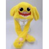 HaT Cute Moving Ear Hat Plush Hat Yellow Shark