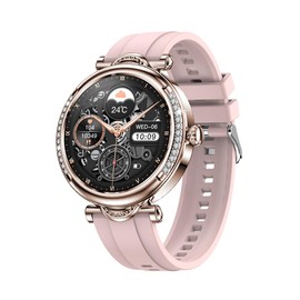 Smart Watch with 1.27" Display for Women, Ladies with Heart Rate, Blood Pressure, Blood Oxygen, Sleep Monitor, Sport Fitness Activity Tracker, IP67 Waterproof, iOS Android (Gold)