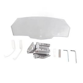 Motorcycle Windshield Clear Transparent Color Smooth Edges Wind Deflector Universal for Motorbike