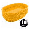Dilitools Canasta Plástica 27.5 Cm Comida Rápida Paquete Con 10