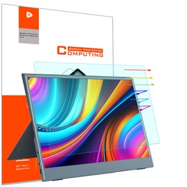 15.6 inch Portable Monitor Anti Blue Light Anti Glare Screen Protector for ASUS/ARZOPA/MNN/KYY/VILVA/ViewSonic/QQH, etc 15.6" Portable Monitor, Eye Protection Blue Light Blocking Screen Filter Film