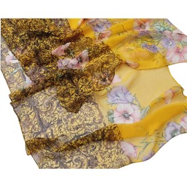 FAIRYGATE Ladies Scarves Lightweight Clearance Chiffon Scarf Fashion Sheer Lightweight Neckerchief Shawl Wrap for Women Girls 38013