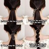 4pcs No Damage Soft Elastic Spiral Hair Ties,Coil Phone Cord