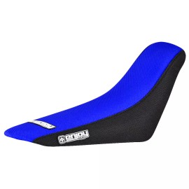 Enjoy MFG 2006-2020 YAMAHA TTR 50 Seat Cover  BLACK SIDES / BLUE TOP GRIPPER #105