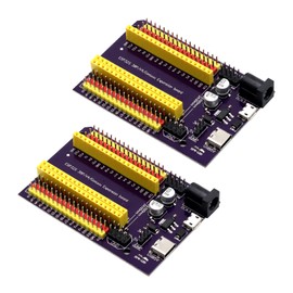 ARCELI ESP32 ESP32S Breakout Board, ESP32 Expander for 25 mm Spacing, 38PIN ESP32 Development Board, 2.4 GHz Dual-Mode WiFi+ Bluetooth Dual Cores Microcontroller, Pack of 2